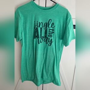 Gildan Green Jingle All the Way T-Shirt